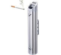 Cendrier mural - Cendrier commercial d'extérieur - Cendrier verrouillable en acier inoxydable pour abris de fumeurs, terrasses, restaurants, espaces publics - Durable et résistant aux intempéries