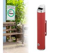 Cendrier mural commercial en acier inoxydable - Boîte à cigarettes extérieure, support pour fumeur, utilisation en intérieur et en extérieur