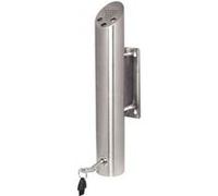Cendrier Mural Cylindrique - Bolero - - Inox1.7 x460mm Inox G