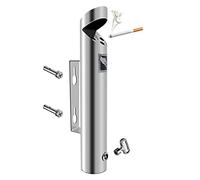 Cendrier mural en acier inoxydable for cigares, idéal for les lieux publics ou espaces commerciaux