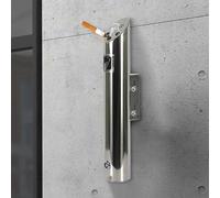 Cendrier mural extérieur verrouillable en acier inoxydable for cigarettes, cendrier for public, for patio