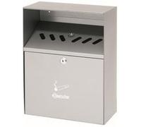 Cendrier mural inox Métallique G