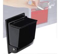 Cendrier mural, petit cendrier mural d'extérieur avec joint pliable, facile à nettoyer et à aspirer