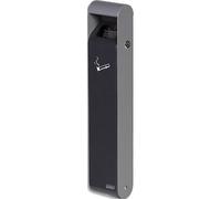 Cendrier Mural ''Slim'' avec clef 3L - +/- 450 mégots gris foncé