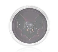 Cendrier noir imprimé chauve-souris fantôme - Matériau en verre facile à nettoyer, adapté pour les chambres, cafés, clubs, etc.