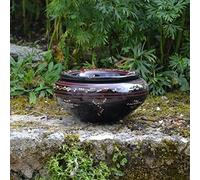 Cendrier oriental Tatoué Noir - Grand modèle