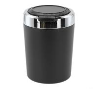 Cendrier portable éclairé par LED pour voitures, cadre en alliage d'aluminium, contenant sans fumée, doublure amovible, taille porte-gobelet, intérieur facile à nettoyer (argenté)