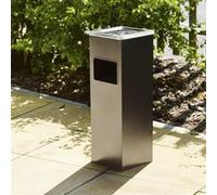 Cendrier poubelle carré Bolero Gris G