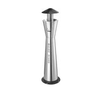 Cendrier poubelle toit extérieur forme créative colonne de cendres verticale parc scénique fixe en acier inoxydable colonne de cendres d'extérieur pour cigarettes (couleur : A1)