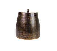 Cendrier pour bureau Cendrier avec couvercle Cendrier coupe-vent lourd Cendrier extérieur en fer Cendrier extérieur Cendriers pour une utilisation intérieure ou extérieure Jardin Bureau Ménage