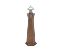 Cendrier pour terrasse extérieure en acier inoxydable avec colonne d'extinction d'incendie, entrée d'ascenseur, hall d'hôtel, zone fumeur, poubelle avec cendrier pour mauvaises herbes (argent)