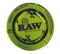 Cendrier RAW en métal émeraude 20 ans