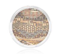 Cendrier rond en verre imprimé patchwork style africain pour maison, bureau, salon, voitures, tables basses décoratives