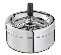 Cendrier rotatif PUSH, argent