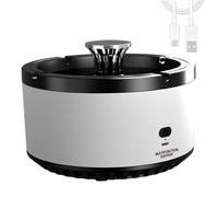 Cendrier sans fumée, cendrier sans fumée en intérieur, 2 cendriers sans fumée en 1 pour la maison, cendrier intelligent rechargeable USB, cendrier à air propre portable pour le bureau de la caradre à