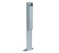Cendrier sur pied Arkéa 3 L gris métal