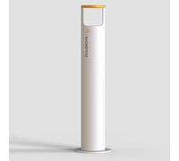 Cendrier sur Pied en Acier Inoxydable pour l'élimination des Cigarettes en extérieur, Usage Commercial, résistant à la Rouille, avec Grande Ouverture de déversement et Surface en Maille amov