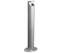 Cendrier sur pied Koa - 2,5l - gris métal - RAL 9006