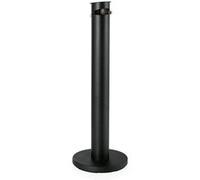 Cendrier sur pied noir H 1040 mm Ø 340 mm Was Germany Noir