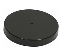 Cendrier sur pied noir Securit 25 x 25 cm en acier inoxydable - Poteaux