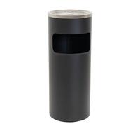 Cendrier Sur Pied Poubelle Extérieure Aschenbecher TRUTZHOLM 30L Noir