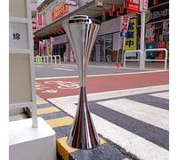 Cendrier sur pied pour usage extérieur, grand support en métal pour cigarettes pour terrasses, cendrier commercial robuste pour mégots de cigares