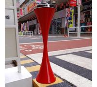 Cendrier sur pied pour usage extérieur, grand support en métal pour cigarettes pour terrasses, cendrier commercial robuste pour mégots de cigares