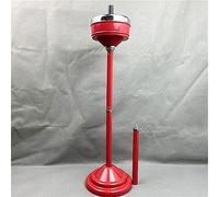 Cendrier Sur Pied Réglable Avec Base Chromée Press Turn Design Cendrier, Cendrier Sur Pied En Métal Pour Cigarettes Et Cigares Pour L'extérieur, La Terrasse Et Le Bureau,Rouge,Support De Cendrier,