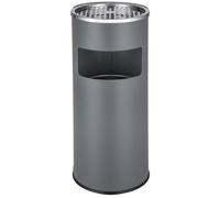 Cendrier sur pied rond gris anthracite