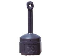 Cendrier urbain d'extérieur sur base stable, capacité 15 litres, diamètre 42 cm,