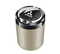 Cendrier Voiture, pour Mitsubishi Colt Turbo/Hybrid 2023 2024 2025 Portable avec Couvercle de Voiture Sans Fumée à Cigare pour Maison Bureau et Voyage,C