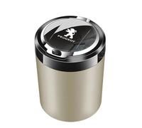 Cendrier Voiture, pour Peugeot 3008 II SUV 3008 GT 2016 2017 2018-2025 Portable avec Couvercle de Voiture Sans Fumée à Cigare pour Maison Bureau et Voyage,B