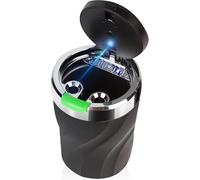 Cendrier voiture pour Renault Master 3 Nissan NV400 Movano 2010-2023, Cendrier voiture anti odeur, Lampe LED entièrement automatique résistant aux hautes températures amovible grande capacité