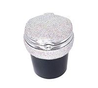 Cendrier Voiture, Uposao Cristal Strass Portable Voiture Cendrier Cigarette Avec LumièRe Led, Mini DéTachable De Cendriers De Voiture Pour Voiture, Maison, Bureau Et Voyage, Restaurant, Bar (Couleur)
