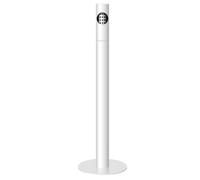 cendriers Cendriers extérieurs imperméables d'intérieur extérieur d'élimination de mégot de cigarette avec le chapeau de pluie supérieur for les fumeurs à l'extérieur du Patio aspirateur(Wit)