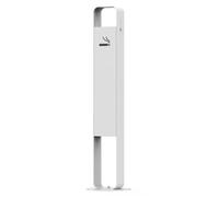 cendriers Cendriers extérieurs imperméables extérieurs et intérieurs d'élimination de mégot de cigarette for les fumeurs à l'extérieur du Patio maison blanc aspirateur