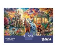 Cendrillon Scène 1000 Pièce Royaumes Papier Écologique Puzzle Premium Décompression Éducative Décoration Murale Cadeaux Le Idée Cadeau 52x38cm/1000pcs