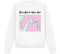 Cendrillon - Sweat-shirt "Shoe Love" pour homme/femme unie TV17391 (XXL) (Blanc)