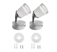 Cenei Applique Murale Intérieure pour Caravane et Camping-Car avec Spot LED de Lecture Dimmable 12-24V 3W - Accessoire D'Éclairage Intérieur