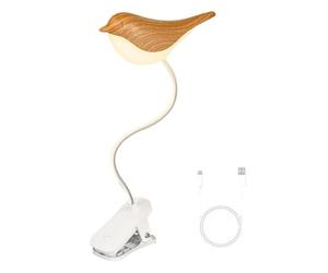Cenei Petite Lampe Oiseau, Veilleuse Oiseau à Intensité Variable et sans, Lampe de Table et de Bureau à Capteur Tactile Rechargeable par USB