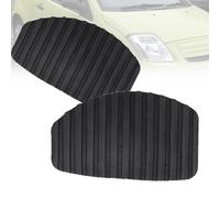 Cenei Plaquettes de Pédale d'embrayage Frein pour Citroen C2 2003-2009, Caoutchouc Couvercle Plaquette Pédales Voiture Couvre Cache 2 Pièces