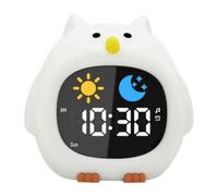 Cenei Réveil pour Enfants, Réveil pour L'Entraînement au Sommeil des Tout-Petits, Mignon Veilleuse Tactile pour la Chambre des Enfants en Forme de Hibou