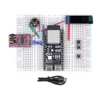 Cenei Robot de Chat Vocal AI ESP32-S3 Development Board Breadboard Kit Audio de 3,5 mm Terminé pour DeepSeek pour L'Éducation des Étudiants