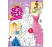 Cenerentola, Belle E Tiana. Principesse Disney. Vesti La Moda. Con Adesivi