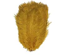 Cenfry Lot de 30 plumes d'autruche 10-30,5 cm plumes de table de mariage pour décoration de la maison doré