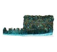 Cenfry Naturel plumes de faisan Frange Garniture Costume Vêtements Robe Décoration Lot de 1,8 m turquoise