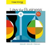 Cengage Advantage Books Law for Business by John Member of the Missouri Bar AshcroftJohn Regent University School of Law AshcroftKatherine Ashcroft John D Ashcroft, Janet Ashcroft (Auteur)