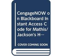 CengageNOW on Blackboard Instant Access Code for Mathis/Jackson's Human Resource Management