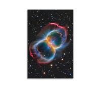 CENGLIS Poster Constellation Papillon, Nébuleuse, Portrait - Art mural moderne sur toile - Décoration esthétique - 20 x 30 cm - Style sans cadre