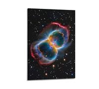 CENGLIS Poster Constellation Papillon, Nébuleuse, Portrait Poster Moderne Art Mural Toile Esthétique Décoration Peinture 20 x 30 cm Style Cadre